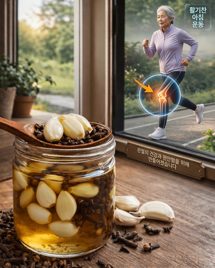 마늘과 정향을 활용한 간단한 민간요법으로 관절의 편안함과 다리 건강을 돕는 방법