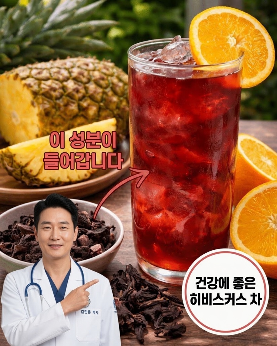 히비스커스, 파인애플, 오렌지의 상쾌한 인퓨전을 일상에 포함해 웰빙을 향상시키는 방법