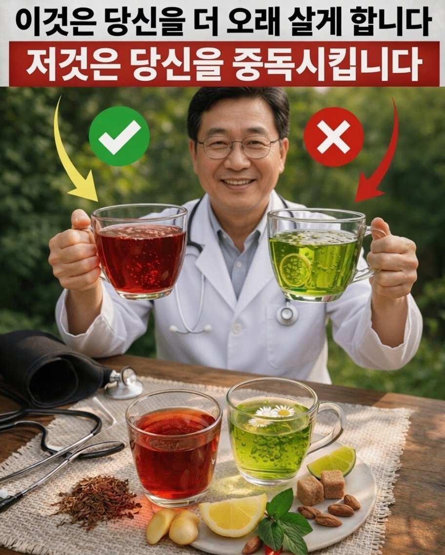 60세 이상? 주의가 필요한 차 4가지와 일상에 좋은 순한 차 4가지를 알아보세요