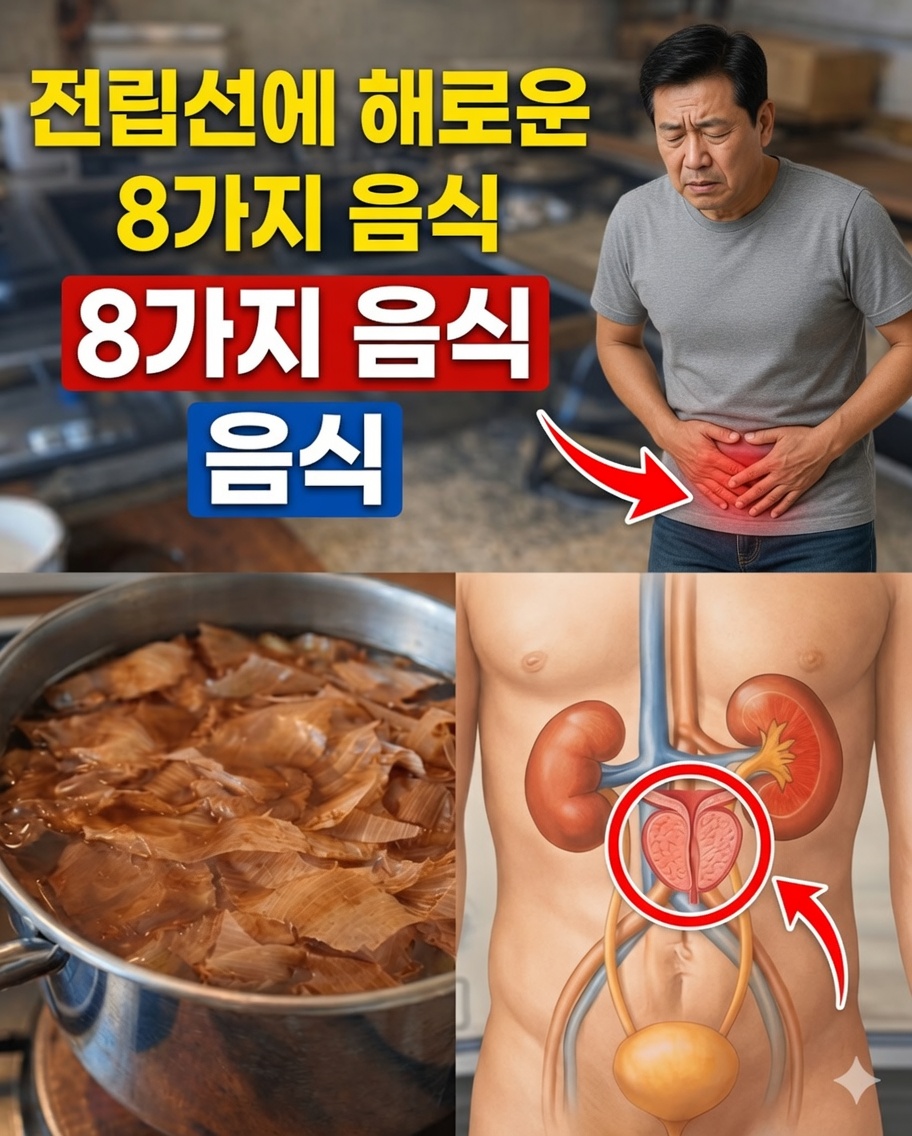 전립선에 가장 해로운 음식 8가지 – 지금 피하고 증상 완화하세요