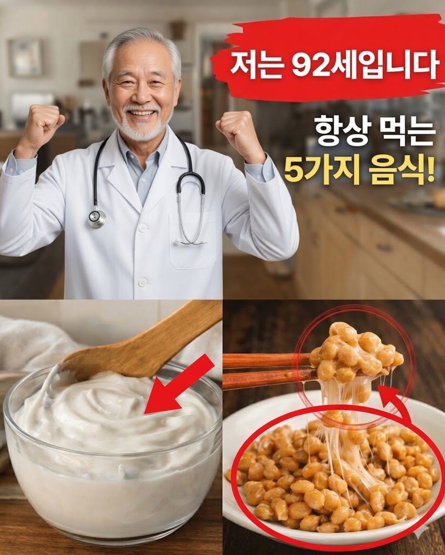저는 이 5가지 음식을 먹고 늙지 않아요! 92세 일본인 강사가 자신의 비결을 공개합니다