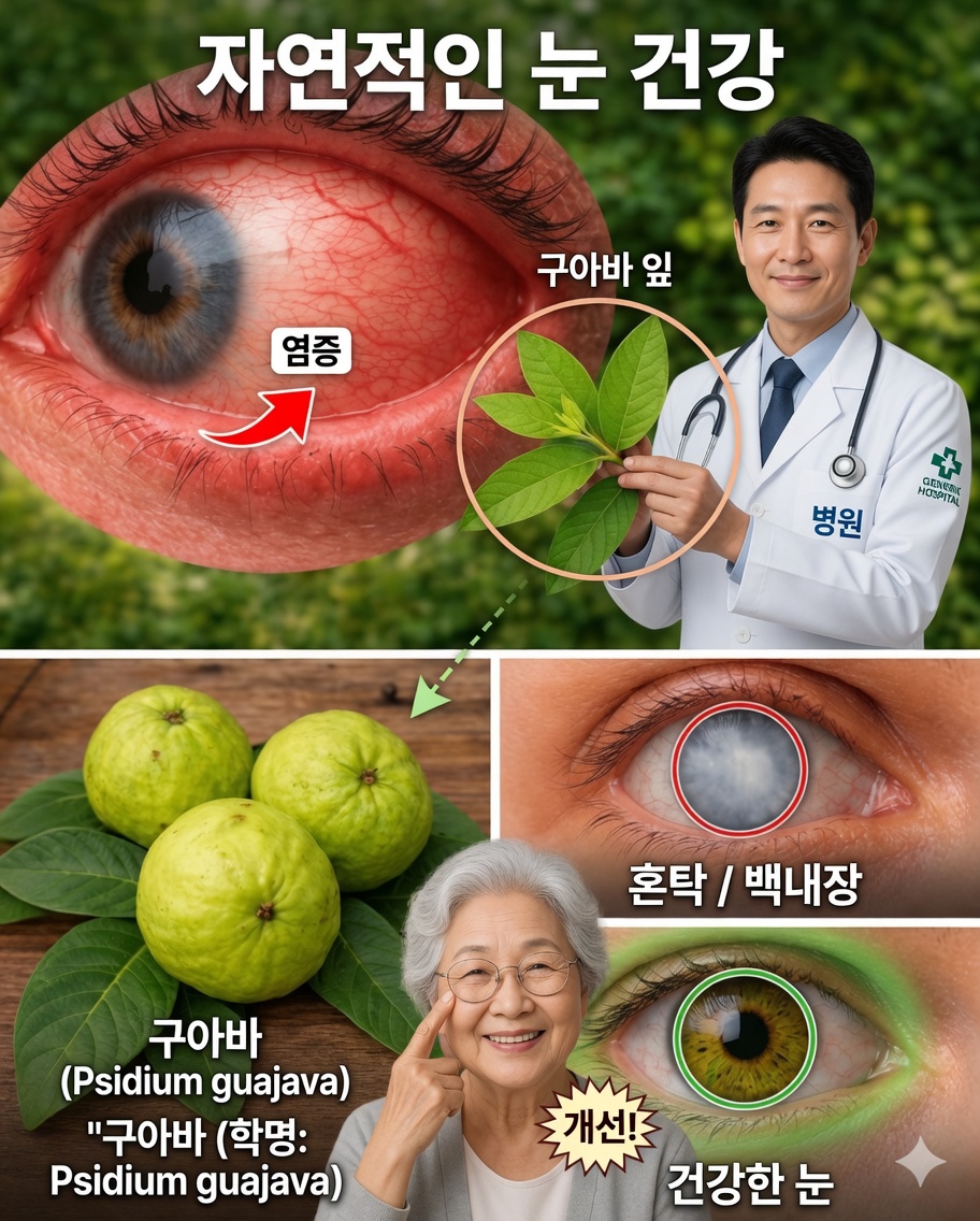 구아바: 더 선명한 시야와 눈의 편안함을 위한 자연 슈퍼과일