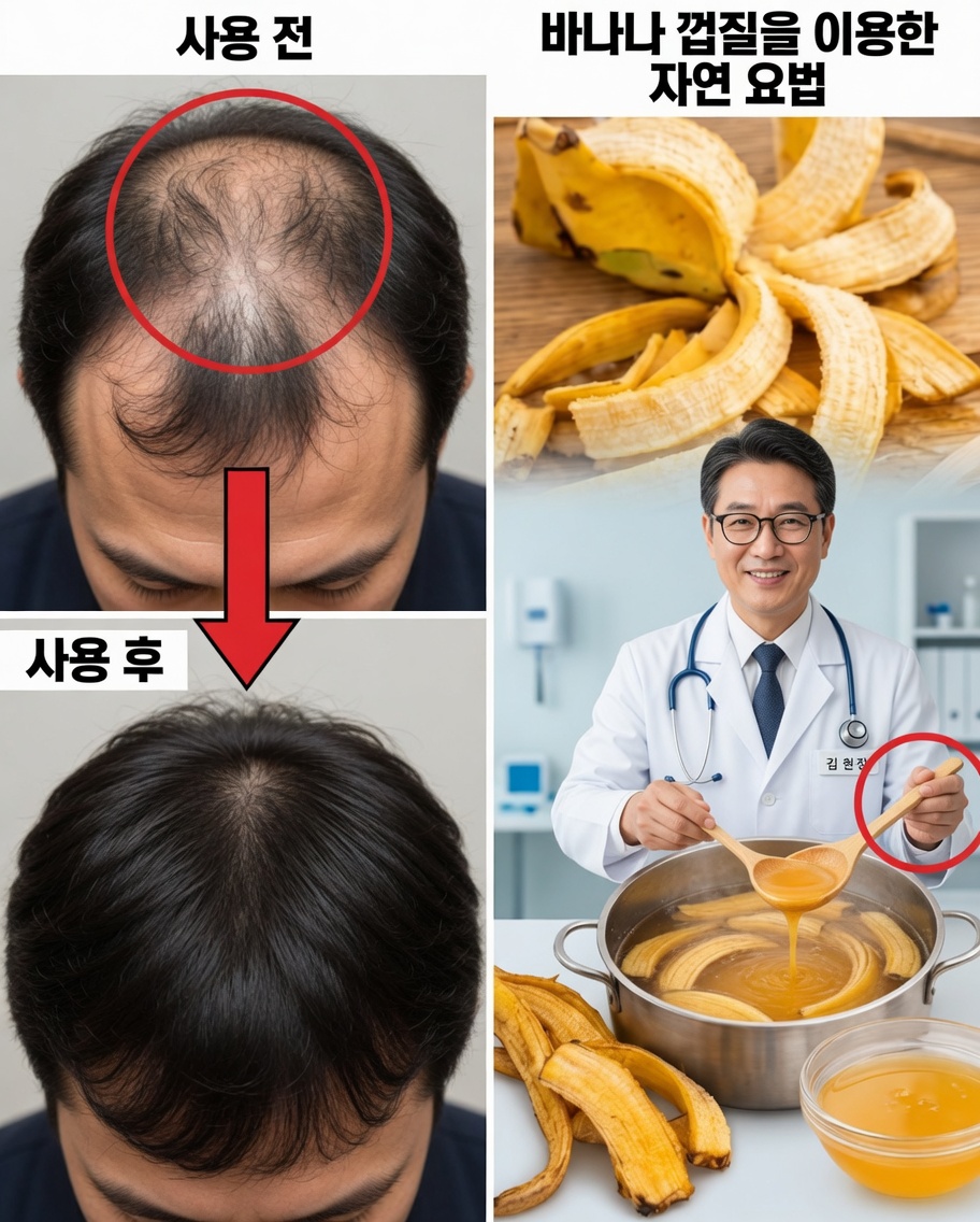 흰머리가 자연스럽게 다시 검게 변할까? 새치 되돌림과 모발 성장 촉진을 위한 바나나 껍질의 진실