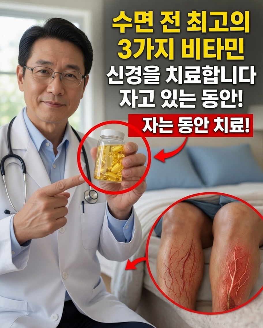 60세 이후 다리 근력을 바꿀 수 있는 3가지 야간 비타민