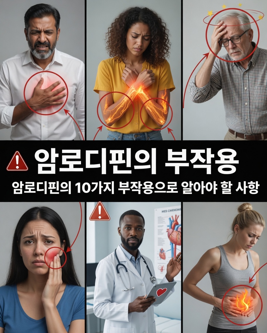 암로디핀의 이상한 부작용 설명: 주의 깊게 살펴봐야 할 10가지 증상