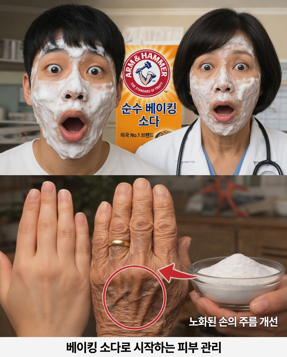 베이킹소다는 단 10분 만에 모든 주름을 없애며, 70세에도 효과가 있습니다!