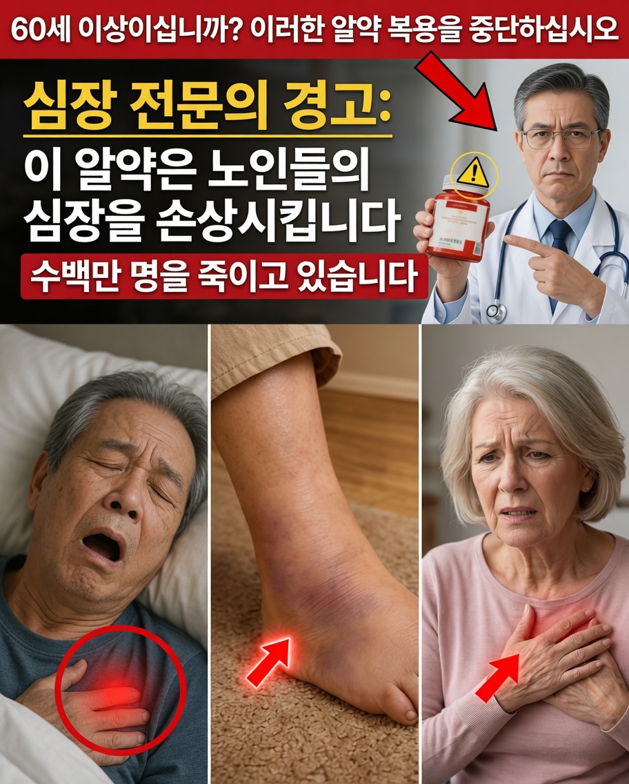 심장 전문의 경고: 60세 이후 조용히 심장을 해칠 수 있는 흔한 약 5가지(대신 무엇을 해야 하는가)