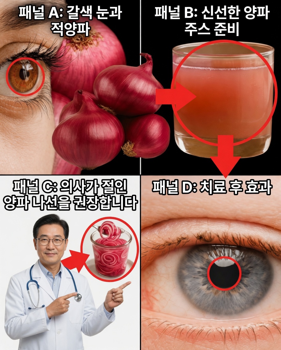 양파즙이 눈 건강을 부드럽게 도와줄 수 있을까요? 오늘 시도해볼 만한 자연 요법