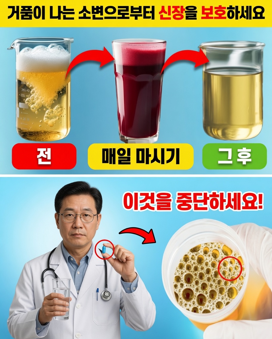 단백뇨를 줄이고 신장 회복을 돕는 천연 슈퍼 음료 10가지