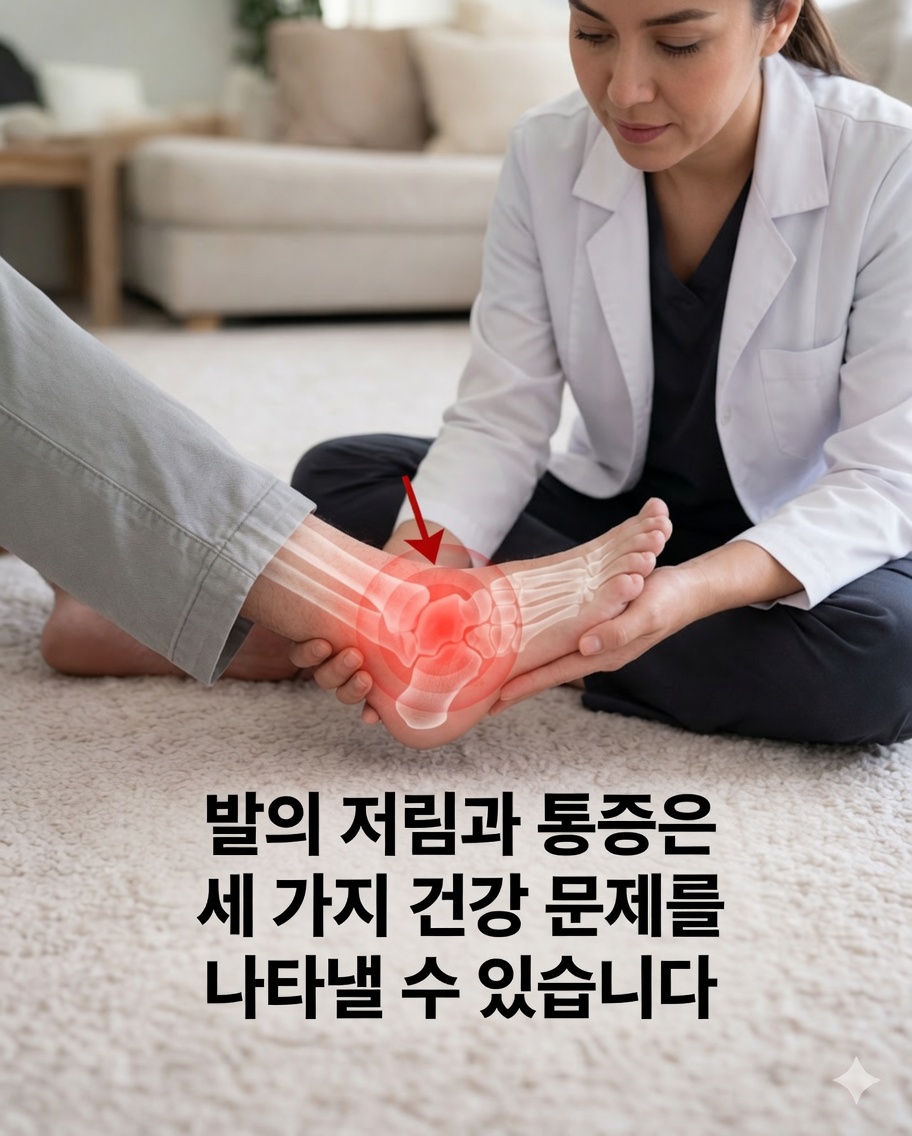 발 저림과 통증: 절대 무시해서는 안 되는 3가지 건강 문제