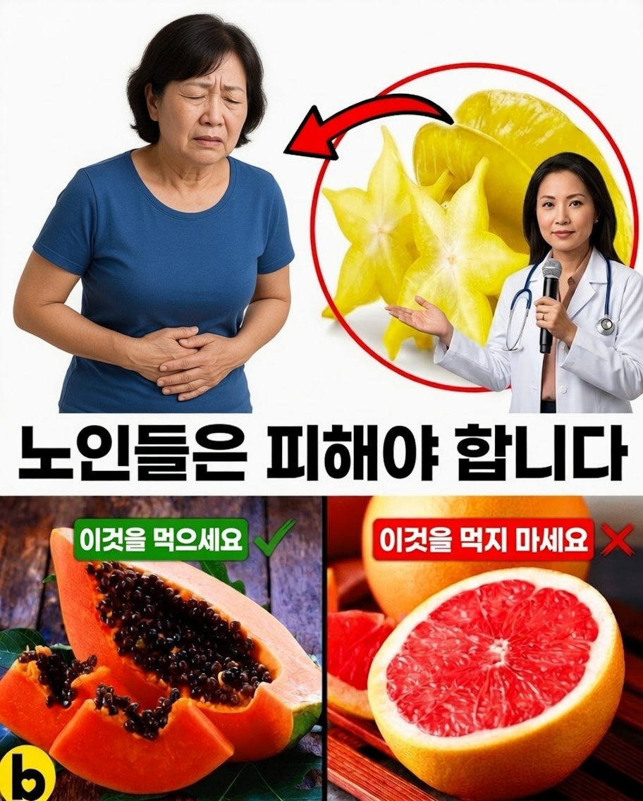 노인들이 안전과 웰빙을 유지하기 위해 피해야 할 과일 15가지