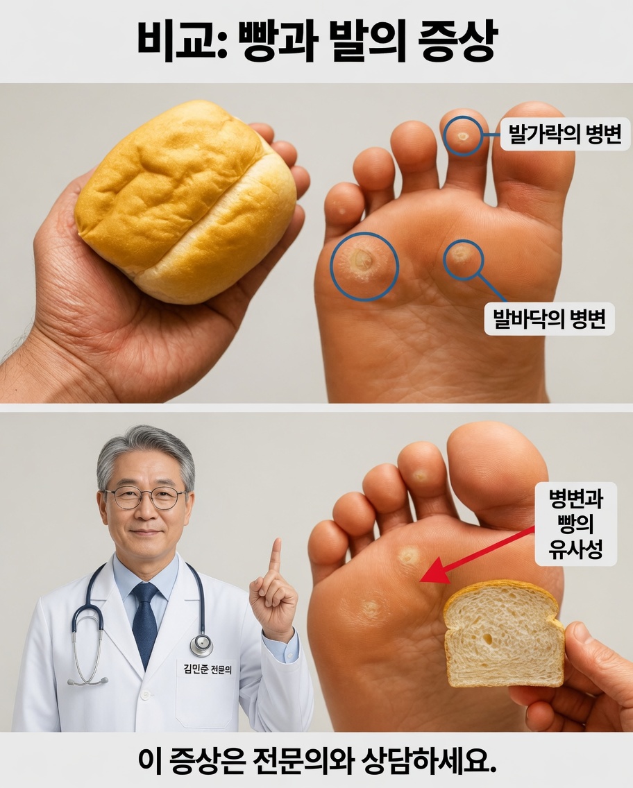 Pão으로 만든 놀라운 치료제로 발의 굳은살을 자연스럽게 제거하세요