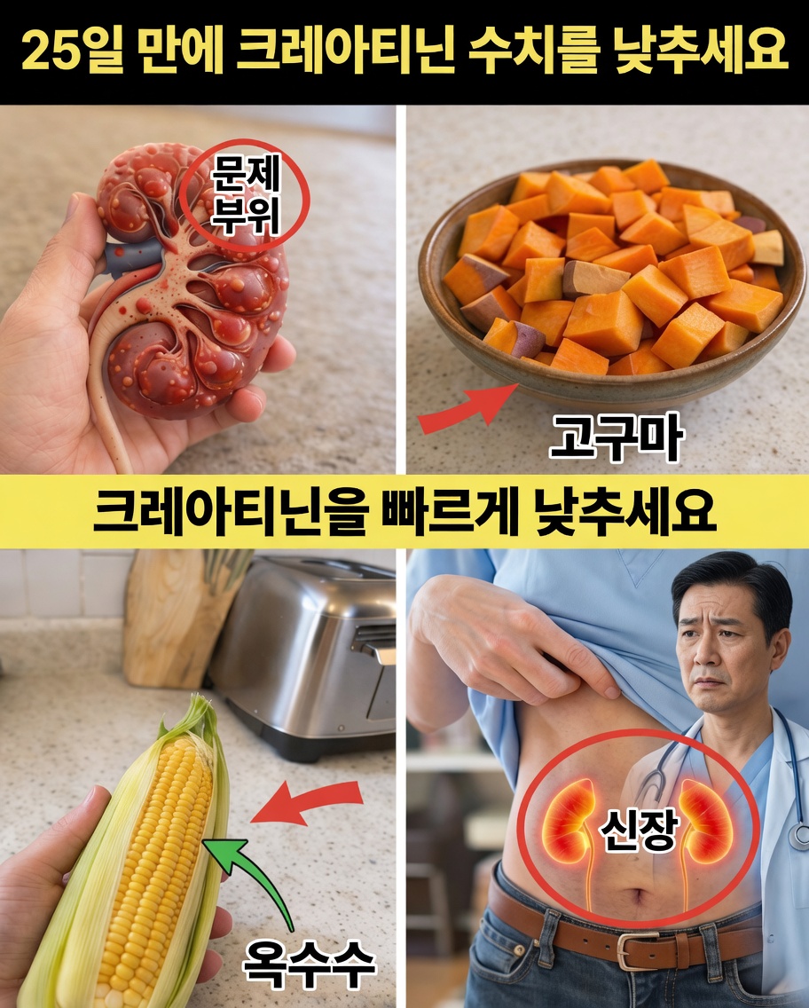 신장 건강을 지원하고 크레아티닌 수치를 균형 있게 유지하는 데 도움이 되는 강력한 슈퍼푸드