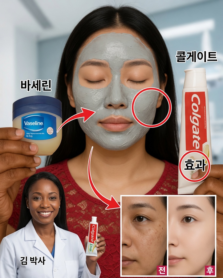 Pasta de Dente & 바셀린: 피부 관리 바이럴 꿀팁 공개