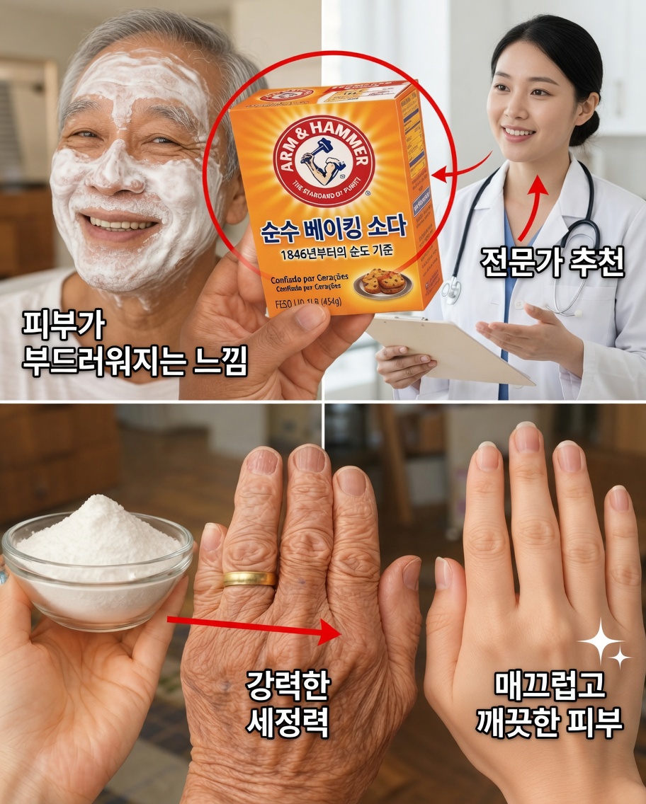 Descubra como o bicarbonato de sódio가 몇 분 만에 피부의 외관을 바꿀 수 있는지 알아보세요 – 70세가 넘어서도
