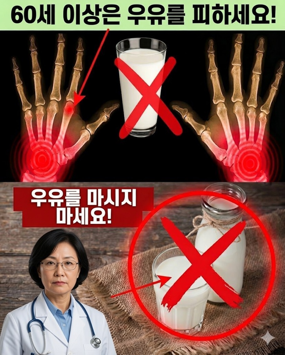 60세가 넘었는데도 아직 우유를 마시나요? 이제는 그 습관을 다시 생각해볼 때일지도 모릅니다