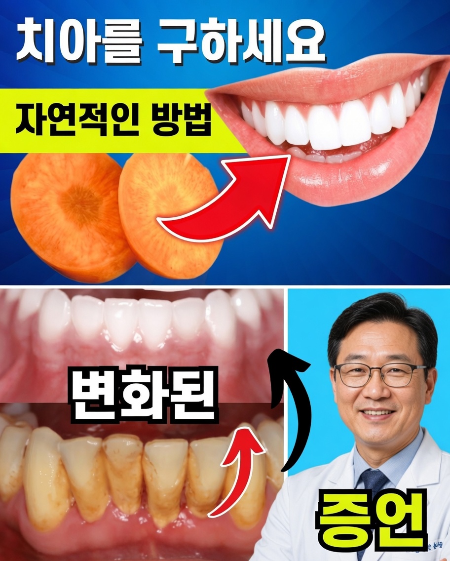 치과의사들이 확인했다: 치아와 잇몸을 자연스럽게 강화하는 7가지 음식