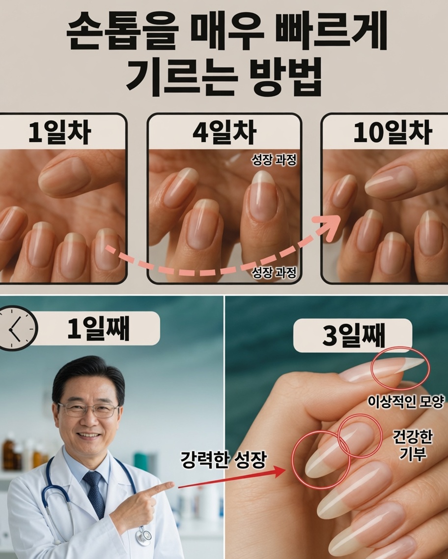 단 2일 만에 손톱을 기르는 방법