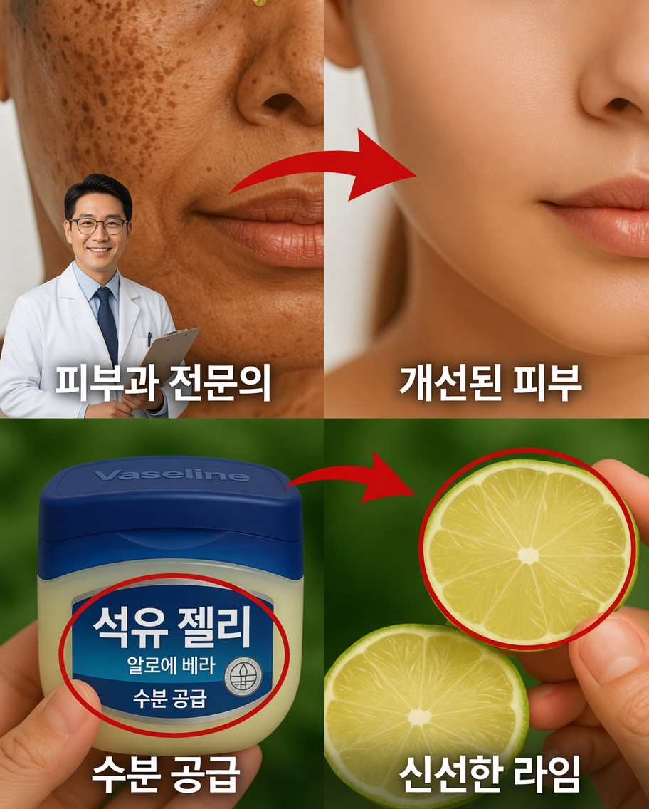바셀린과 레몬으로 만드는 시대를 초월한 안티에이징 비결