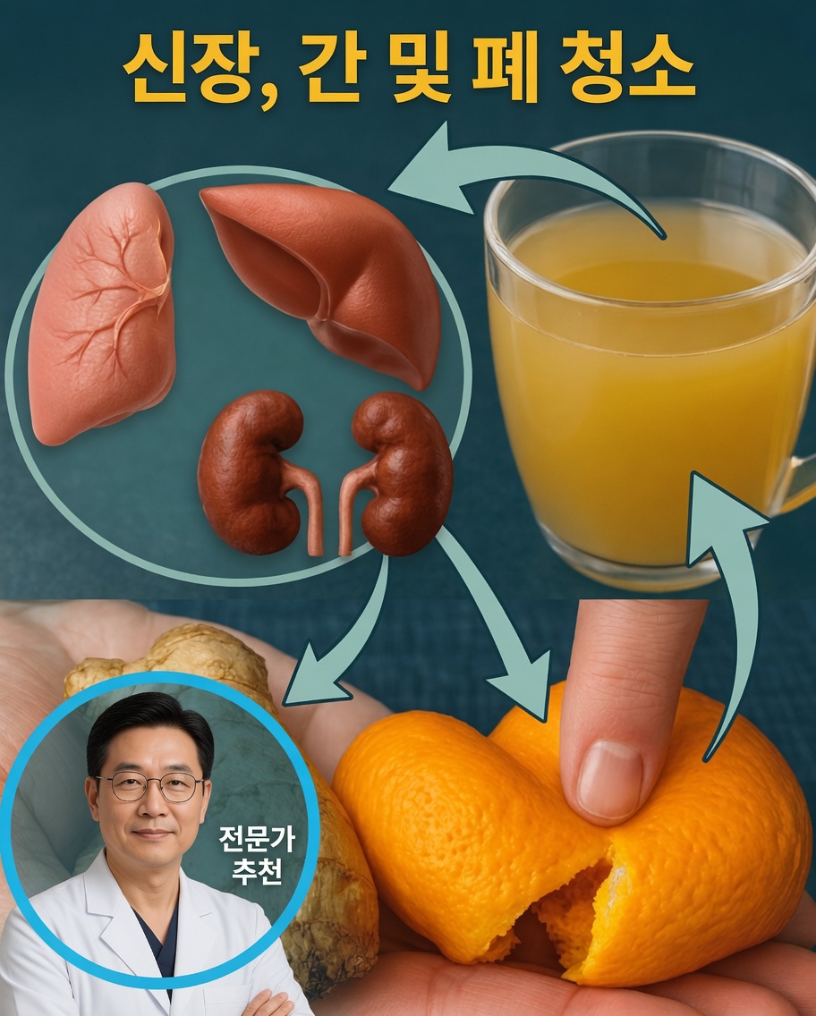 귤, 호두, 생강의 힘을 깨워 신장, 간, 폐를 정화하세요