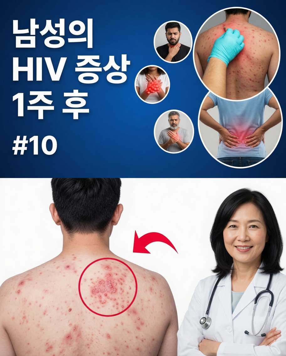 노출 후 1주일째 남성의 HIV 징후: 절대 무시해서는 안 되는 초기 증상