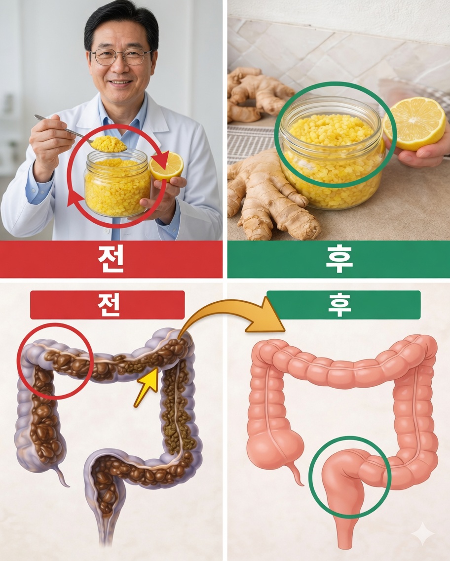 생강 + 레몬: 대장 정화 전후 – 이 간단한 음료를 시도하면 실제로 무슨 일이 일어날까