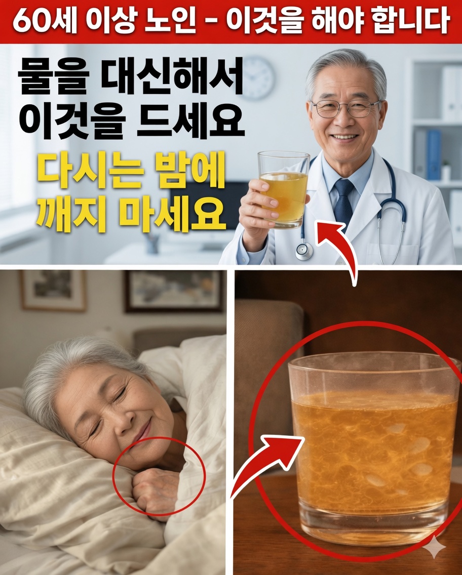 IDOSOS: 밤새 잠을 못 이루시나요? 물 대신 이것을 마시면 즉각 깊은 숙면을 취할 수 있습니다