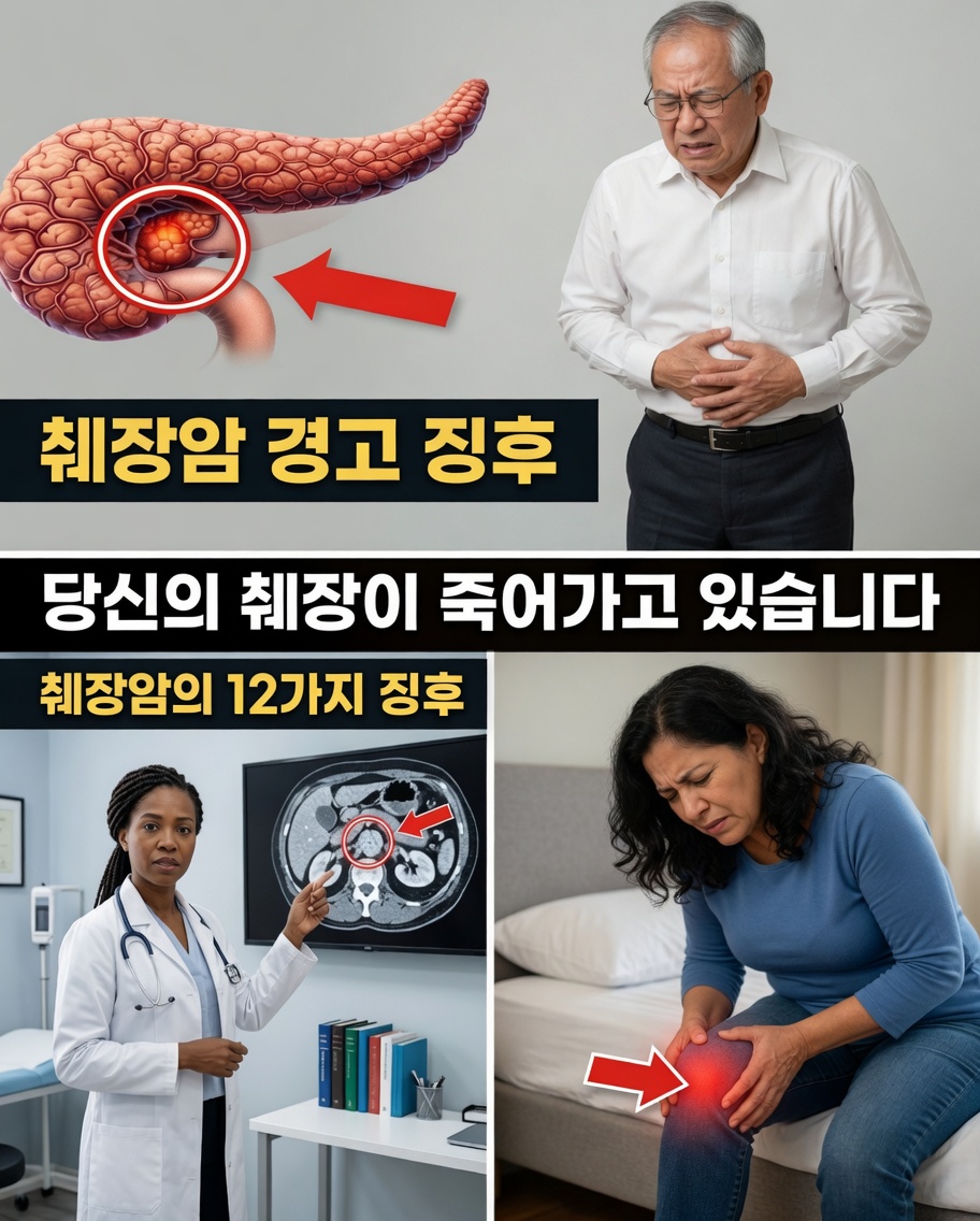 절대 무시해서는 안 되는 췌장암의 12가지 경고 신호