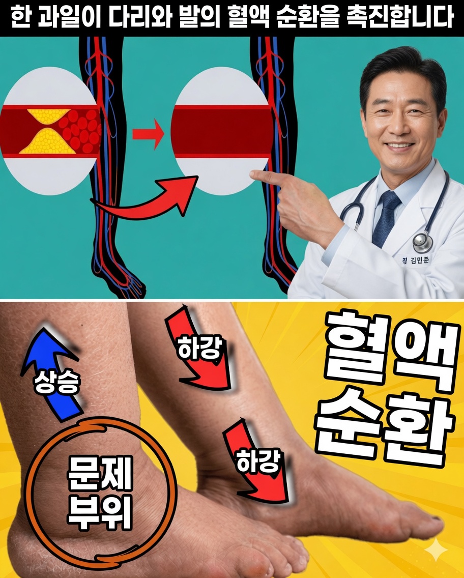 다리의 혈액순환과 혈류를 즉시 개선할 수 있는 천연 음료 5가지