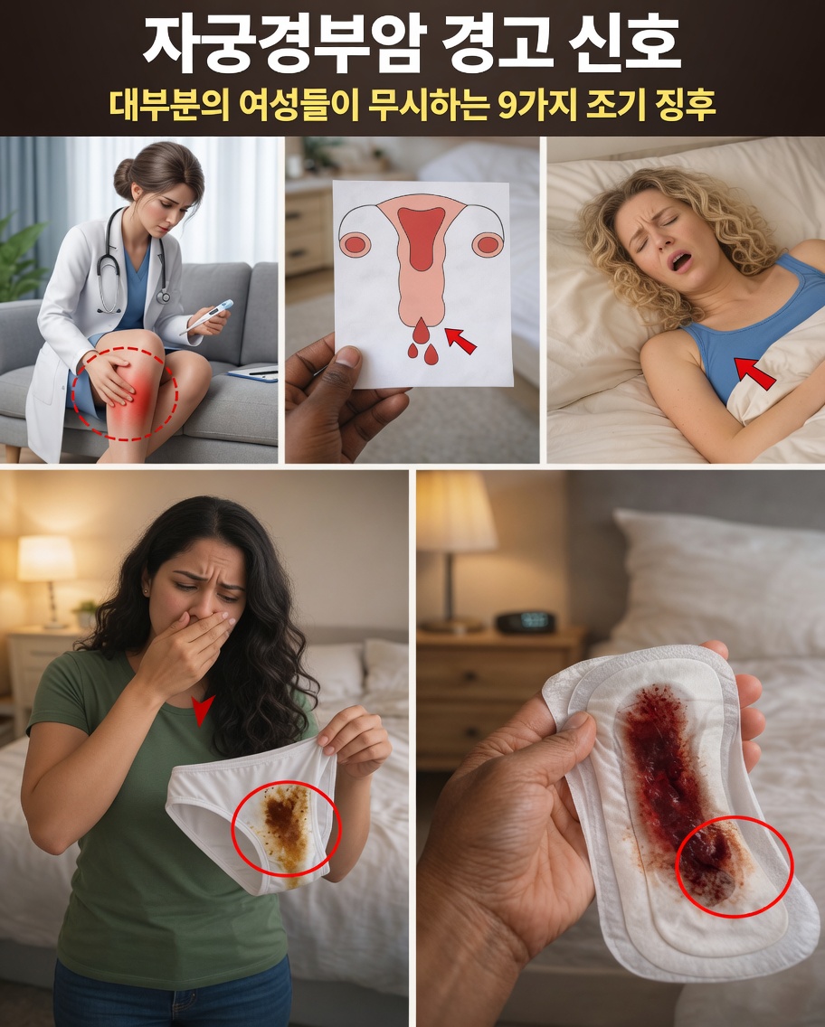 많은 여성이 무시하는 자궁경부암의 9가지 초기 경고 신호(그리고 몸의 신호에 귀 기울이는 것이 생명을 구할 수 있는 이유)