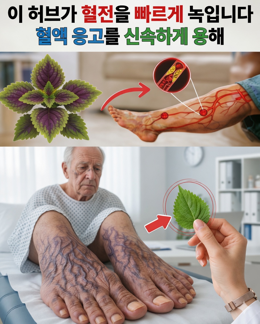 혈액순환 개선과 혈전 위험 감소에 자연스럽게 도움을 줄 수 있는 강력한 허브 6가지