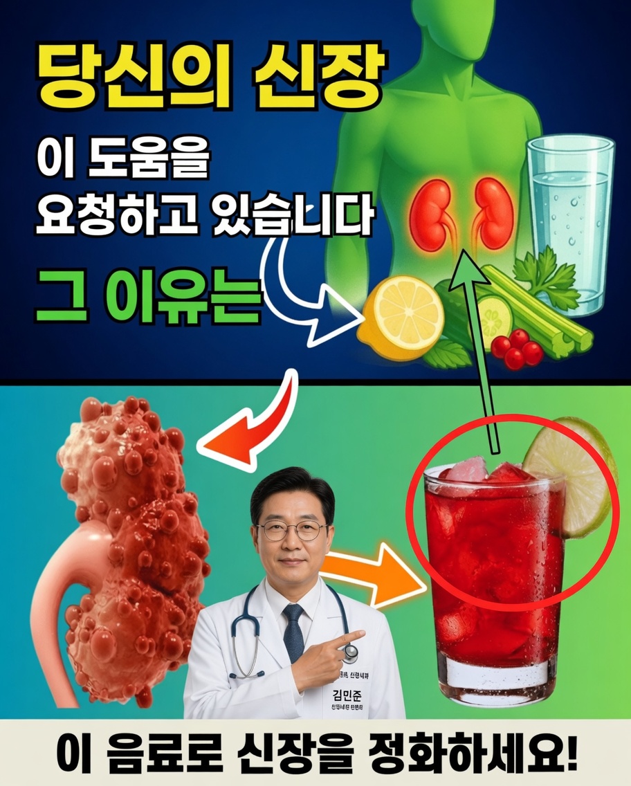 신장 건강을 강화할 수 있는 천연 음료 6가지