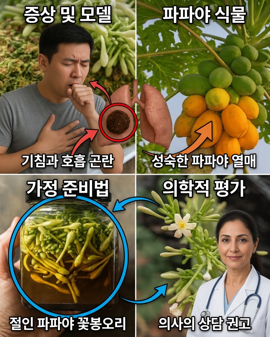 파파야 꽃의 놀라운 효능 12가지: 꿀에 담근 파파야 꽃 한 병이 언제든 온 가족에게 도움이 될 수 있습니다