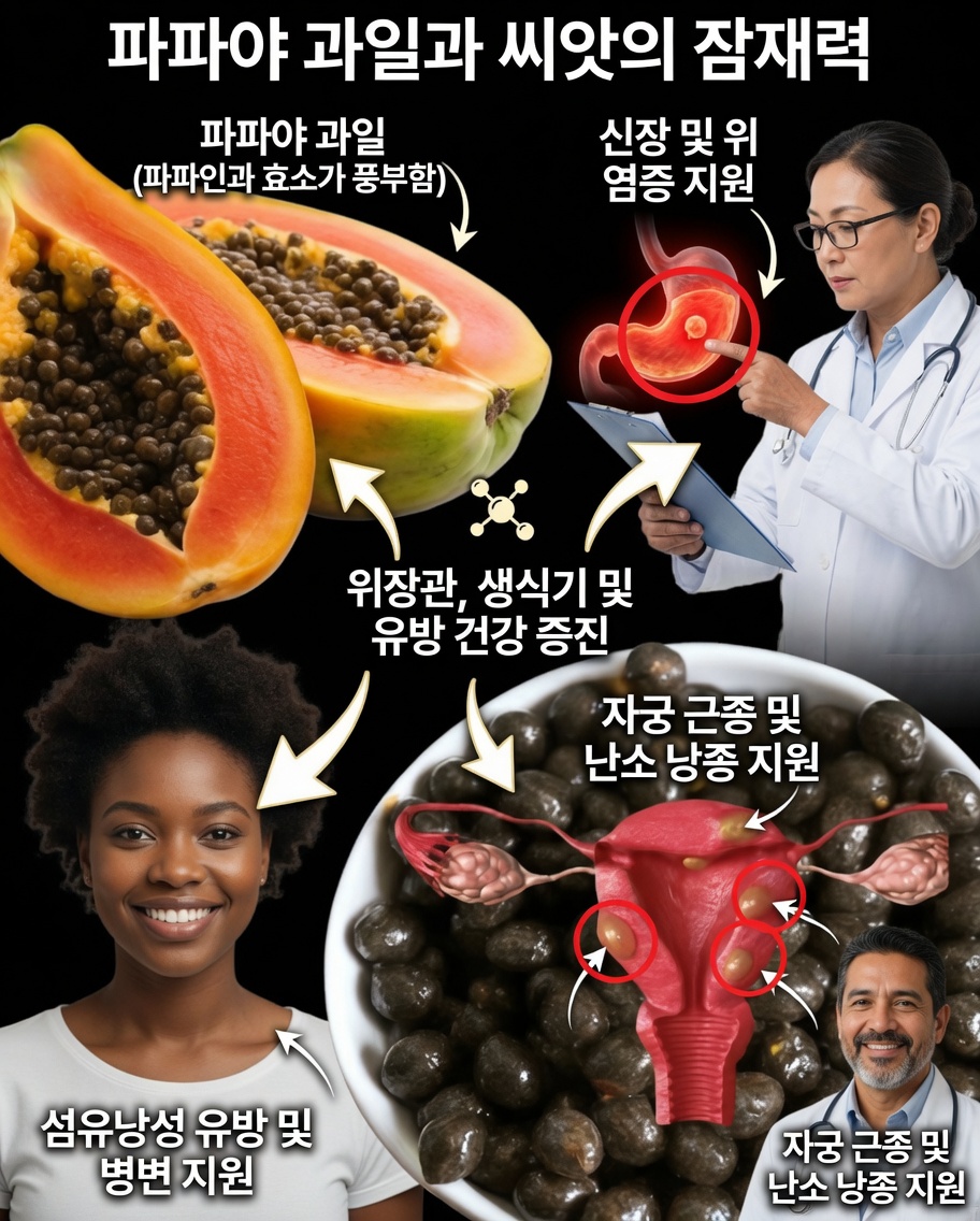 파파야 씨앗에 숨겨진 힘을 여는 법: 당신이 버려왔던 작은 슈퍼푸드