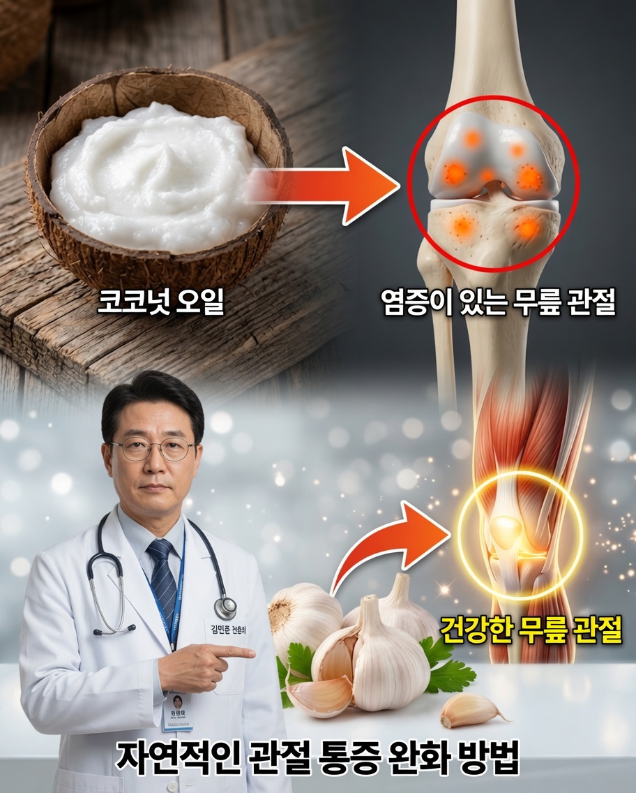 무릎 연골을 자연스럽게 재생하는 데 도움이 되도록 매일 이것을 드세요