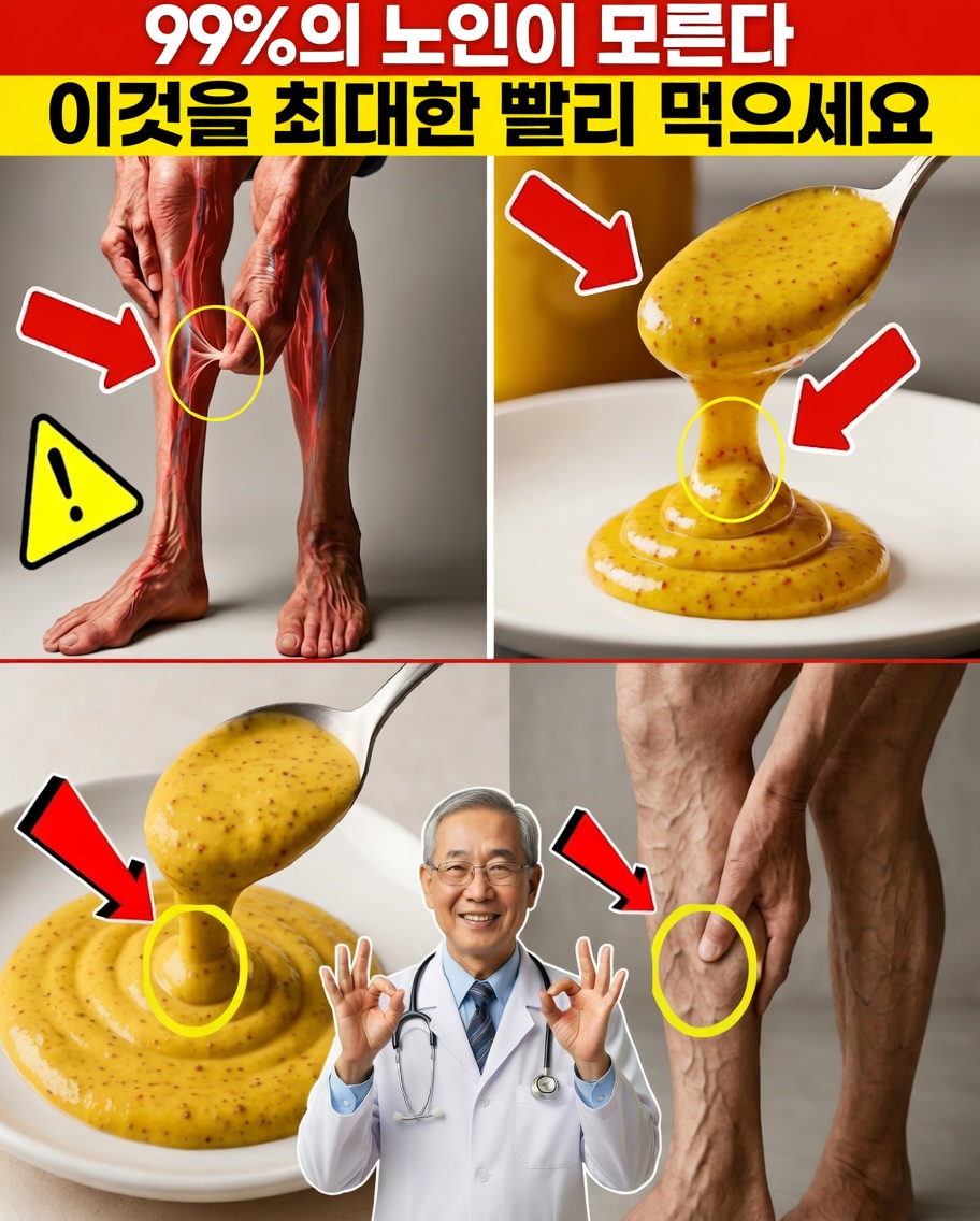 60세 이상 시니어: 다리 경련을 몇 분 만에 멈추는 데 도움이 될 수 있는 자연 식품 7가지