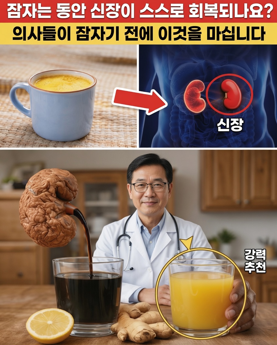잠들기 전에 마시면 신장 건강을 지원하고 크레아티닌 수치를 건강하게 유지하는 데 도움이 될 수 있는 허브차 4가지