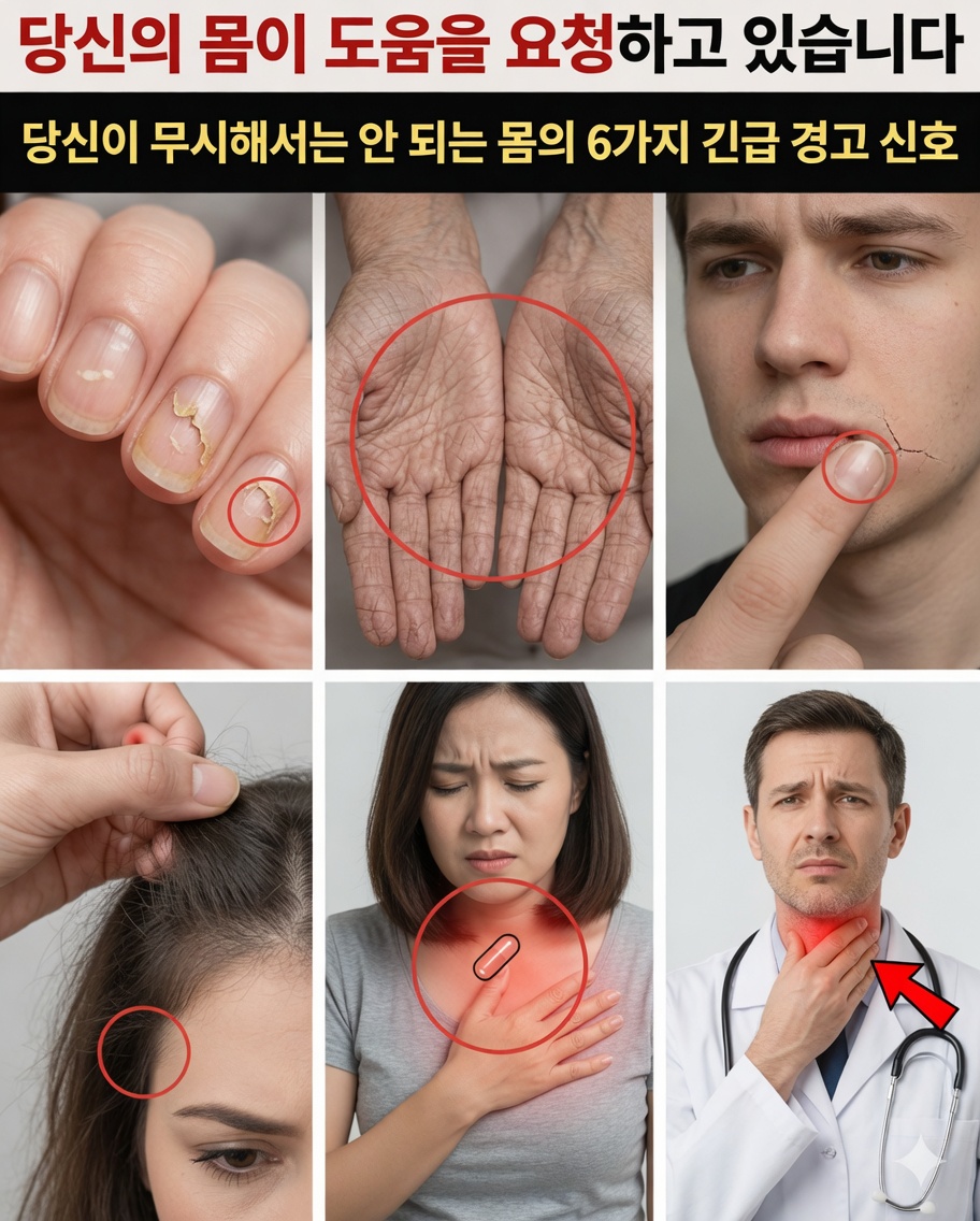 장기적인 건강을 지키기 위해 절대 무시해서는 안 되는 몸의 미묘한 6가지 신호