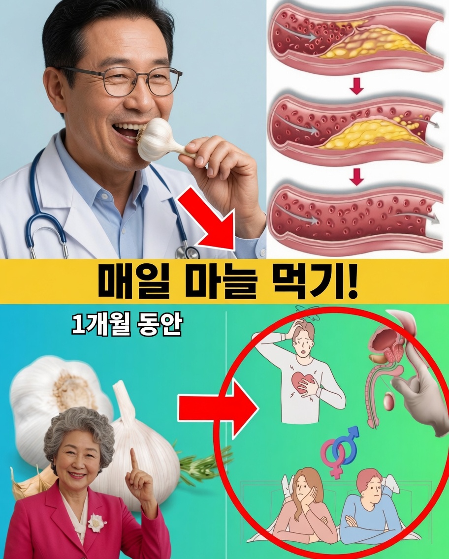 매일 생마늘을 먹기: 심장 건강을 자연스럽게 지원하고 콜레스테롤을 낮추는 방법