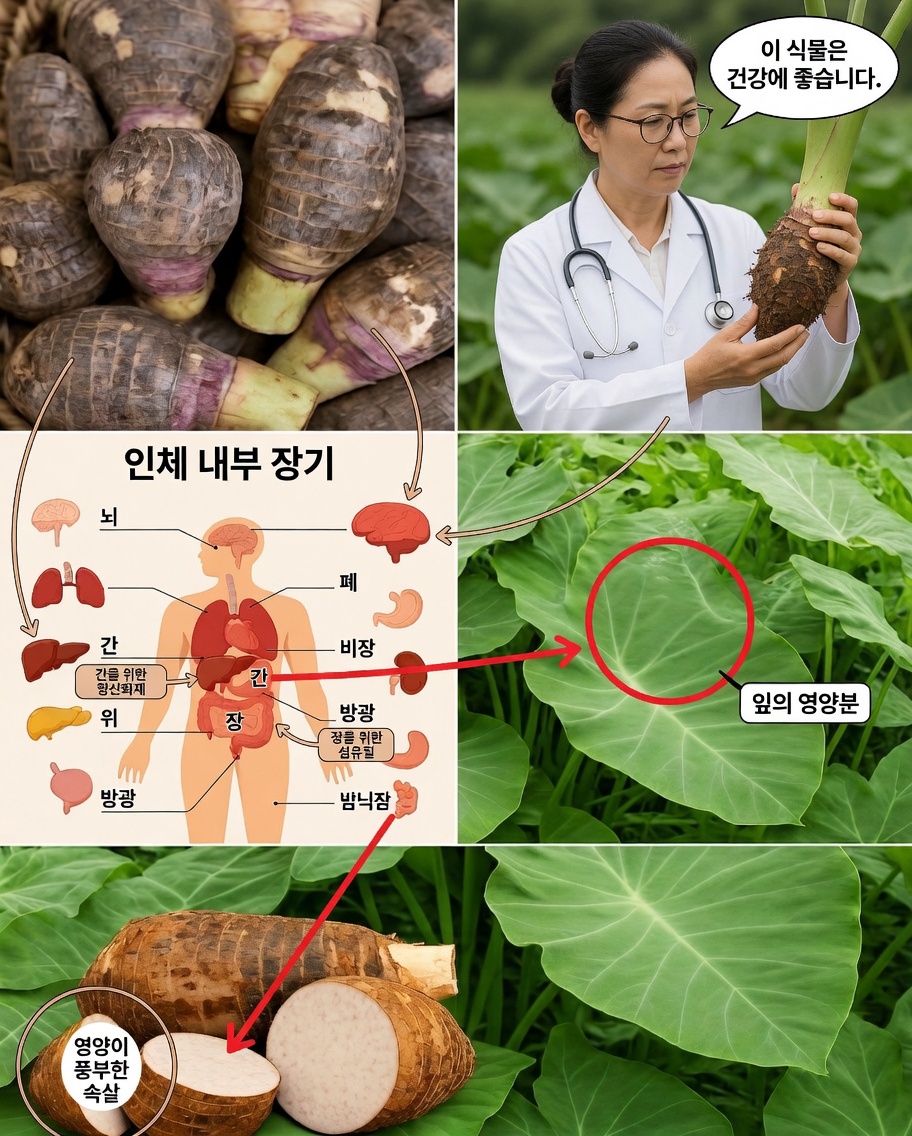 타로 뿌리: 땅속에 숨겨진 힘