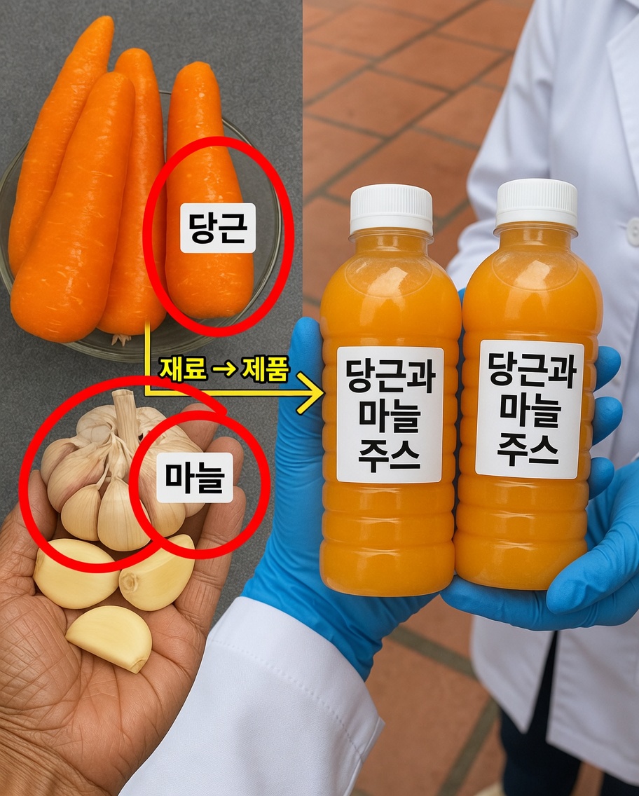 마늘 당근 스무디: 심장 건강을 위한 자연스러운 활력 boost
