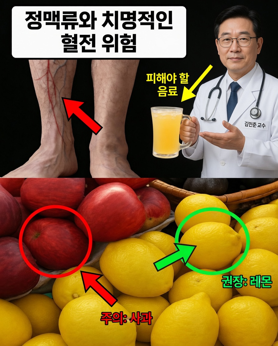 사과 레몬 주스: 혈액순환을 돕고 에너지를 높이는 간단한 방법