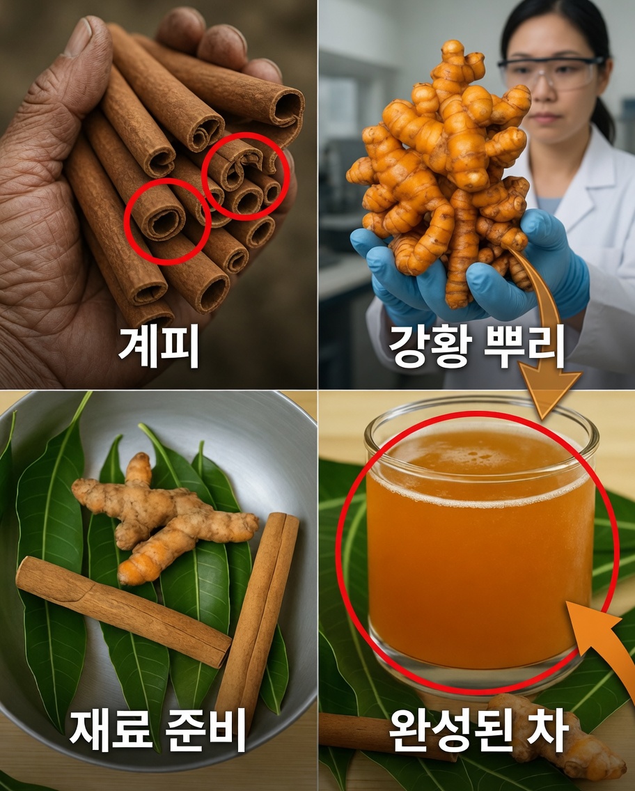 일상적인 웰빙을 강화하는 데 도움이 될 수 있는 계피와 강황 음료