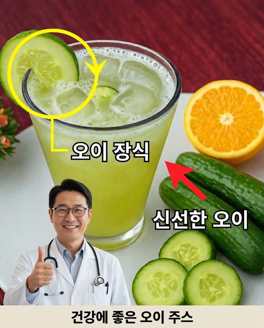 마셔보세요 건강: 수분 섭취를 바꿔줄 수 있는 오이 레모네이드