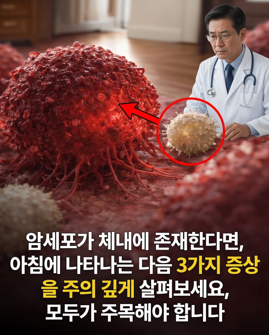 성인이 무시해서는 안 되는 암 관련 변화 징후일 수 있는 아침 증상 3가지