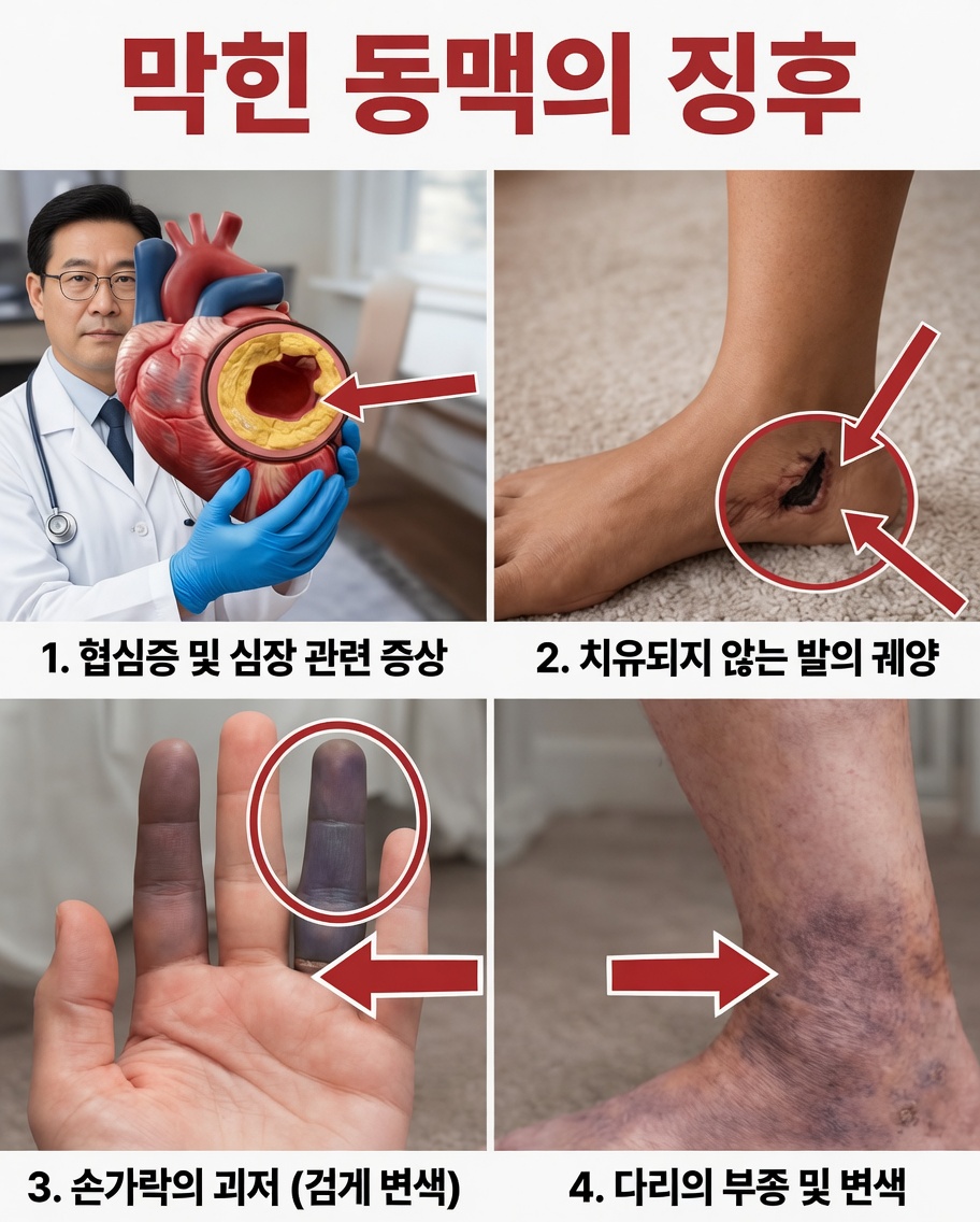 당신이 반드시 알아야 할 다리와 발의 동맥 폐색 초기 경고 신호 7가지