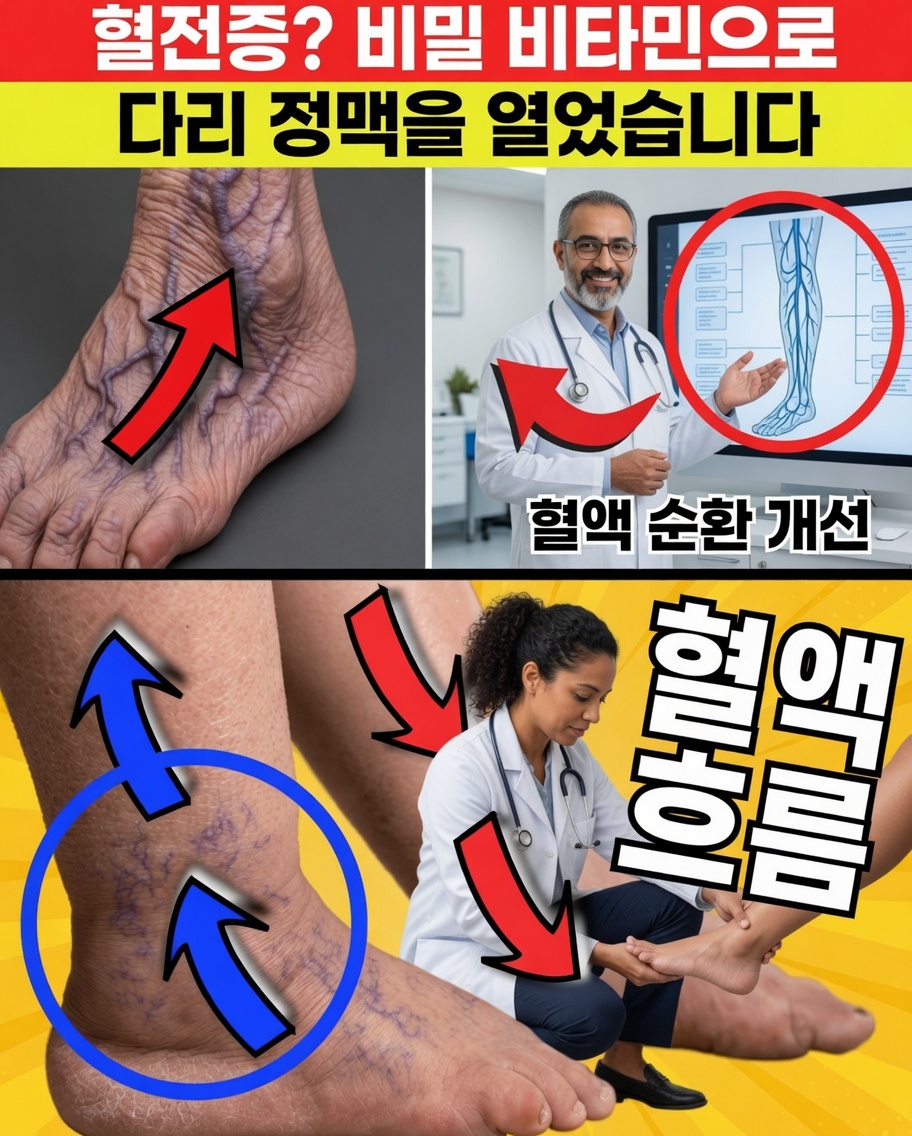 비타민 D와 혈전: 60세 이후 건강한 혈액순환을 자연스럽게 돕는 방법