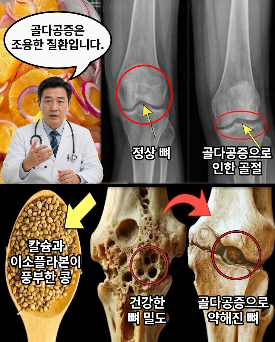골다공증 경고: 약해진 뼈를 강화하는 데 도움이 될 수 있는 단 하나의 자연식품