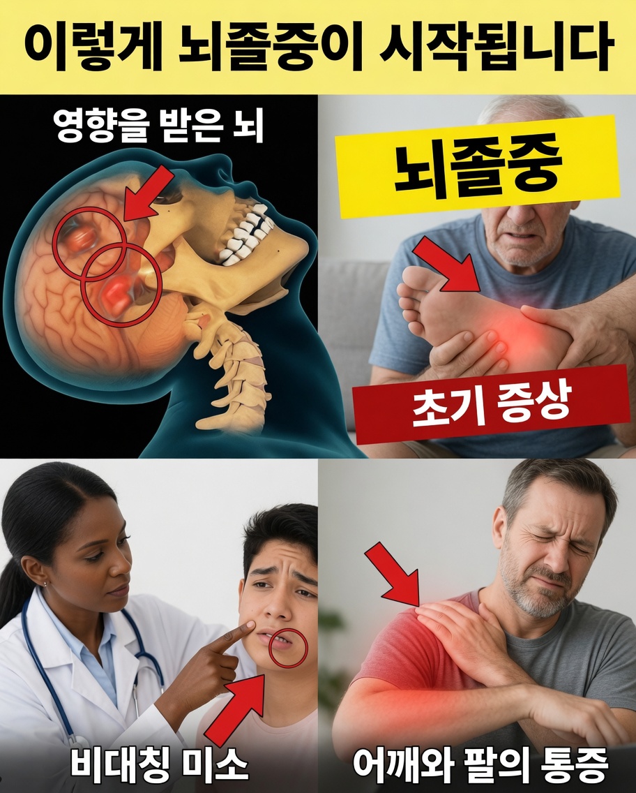 너무 늦기 전에 알아차릴 수 있는 뇌졸중 경고 신호 8가지
