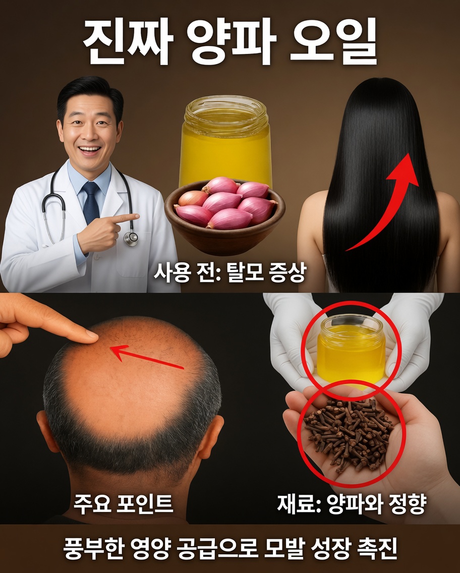 기적의 양파 오일: 두피의 빈틈이 단 16일 만에 사라지기 시작한 방법